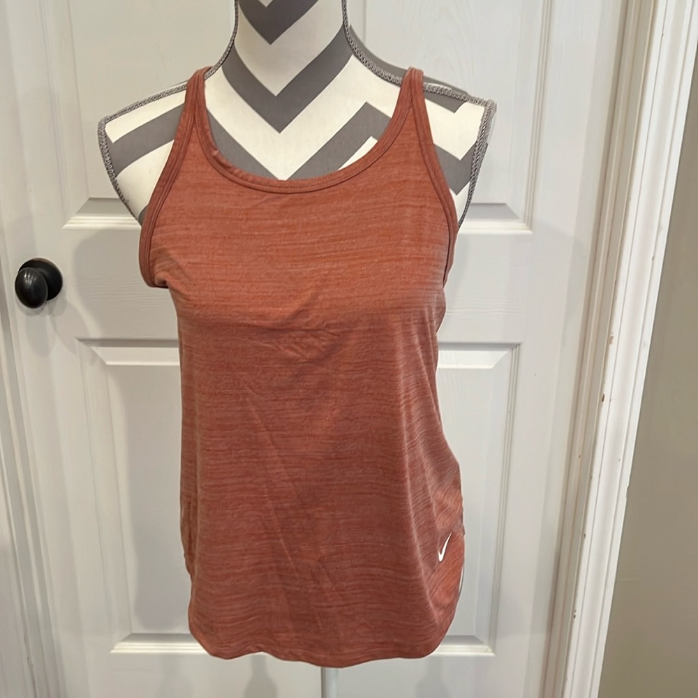 Nike dri-fit, open back athletic running top, size S